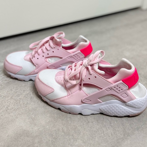 Nike huarache pink & white size 6.5 - Picture 3 of 6